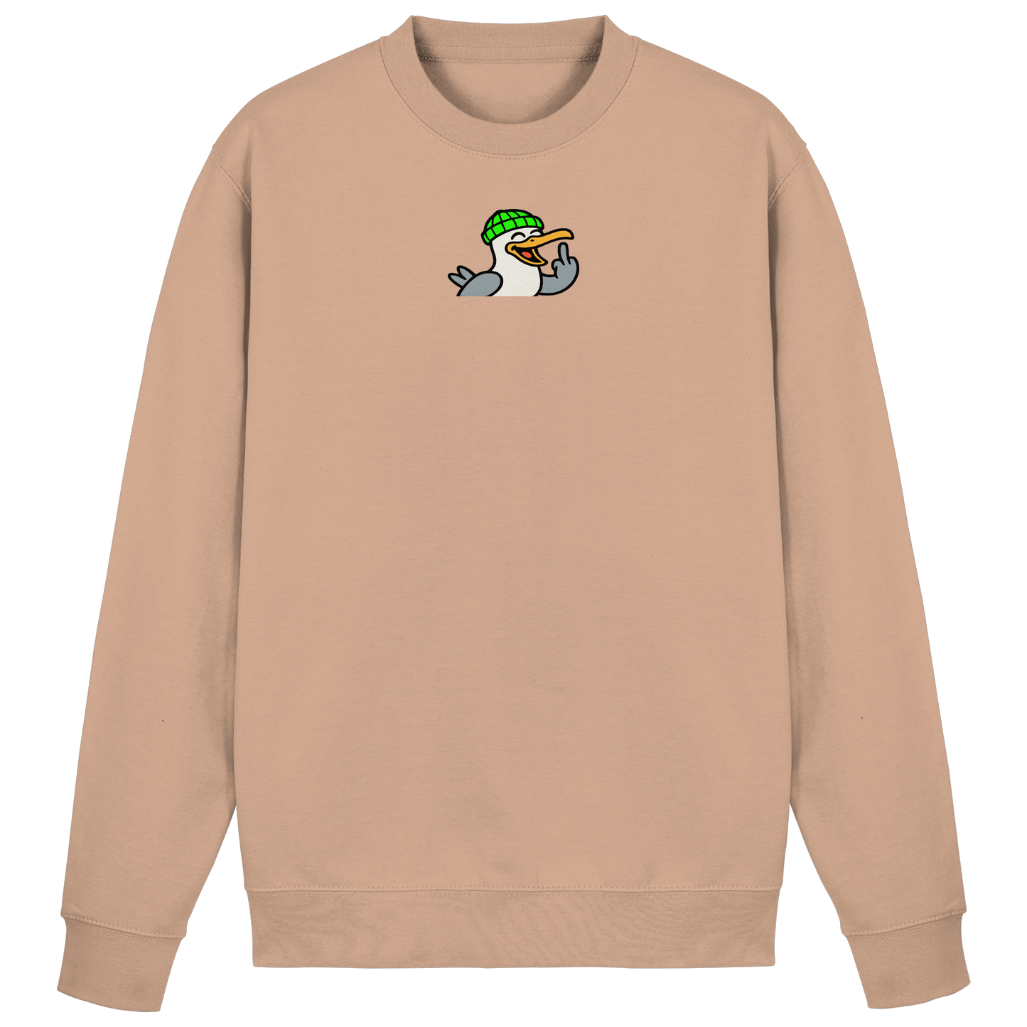 Möwe mit Mittelfinger – Wenn Höflichkeit keine Option mehr ist - Basic Sweatshirt