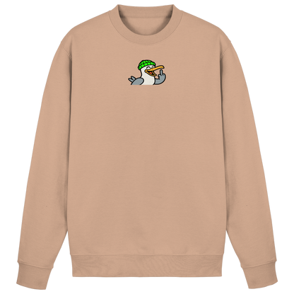 Möwe mit Mittelfinger – Wenn Höflichkeit keine Option mehr ist - Basic Sweatshirt