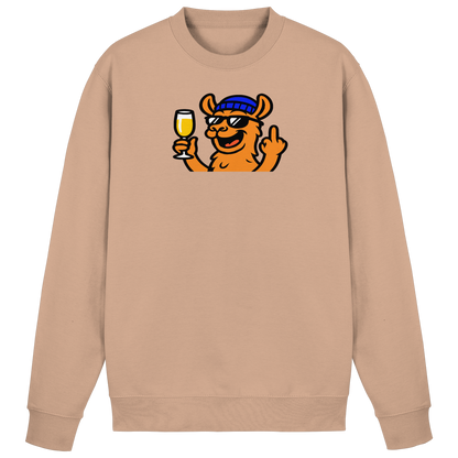 Lama mit Mittelfinger – Der ultimative Stoppschild für Laberer - Basic Sweatshirt