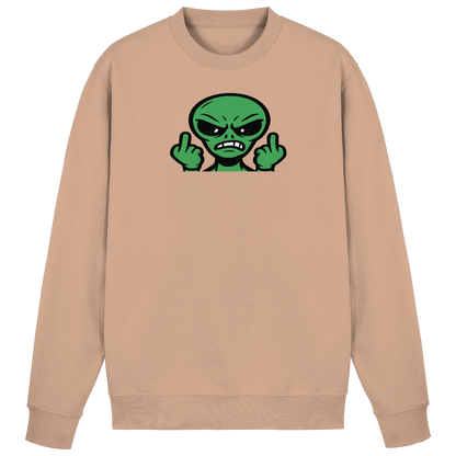 Alien mit Mittelfinger – Kontakt abgebrochen - Basic Sweatshirt