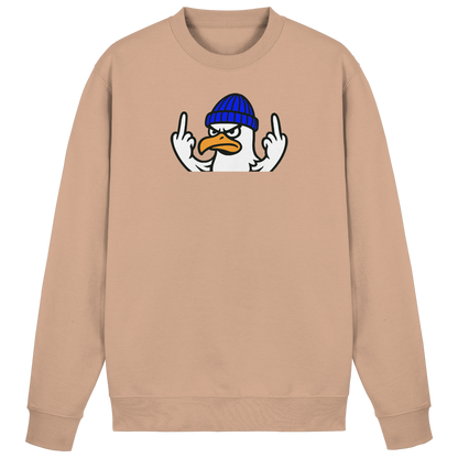 Möwe mit Mittelfinger – Vogel zeigen, Stil behalten  - Basic Sweatshirt
