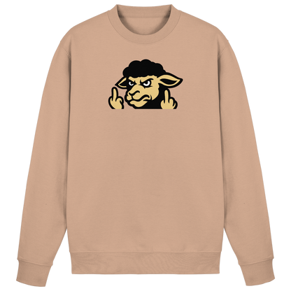 Schwarzes Schaf mit Mittelfinger – Für alle, die nicht dazugehören wollen - Basic Sweatshirt
