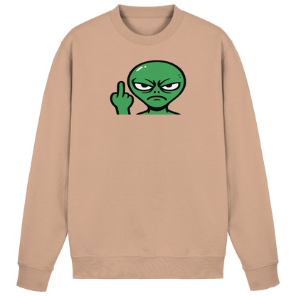 Alien mit Mittelfinger – Erdleben ist kein Ponyhof - Basic Sweatshirt