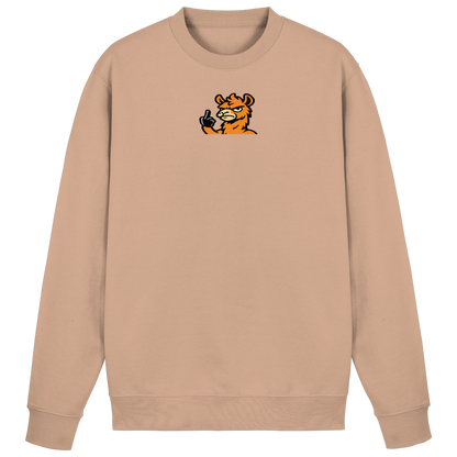 Lama mit Mittelfinger – Meditation auf Abwehrmodus - Basic Sweatshirt
