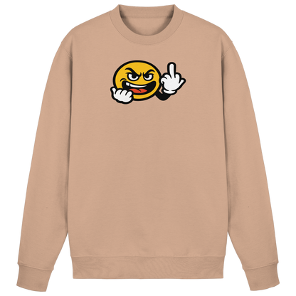 Smiley mit Mittelfinger – Gute Laune. Schlechte Laune. Klar geregelt. - Basic Sweatshirt
