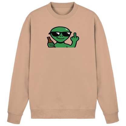 Alien mit Mittelfinger – Der Club gehört den Sternen - Basic Sweatshirt