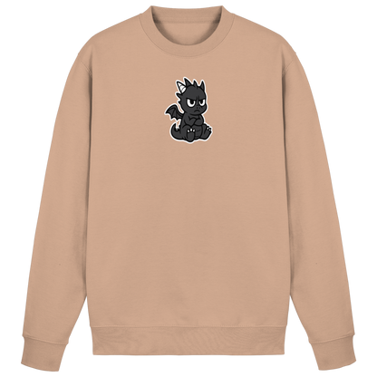 Babydrache mit Stirnrunzeln – Klein, flauschig, nicht begeistert - Basic Sweatshirt