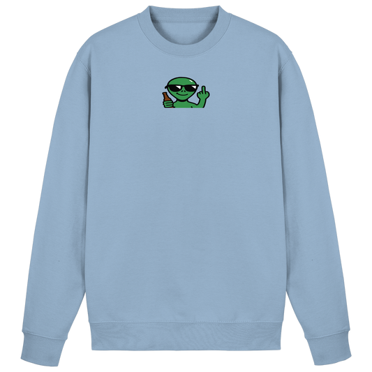 Alien mit Mittelfinger – Der Club gehört den Sternen - Basic Sweatshirt