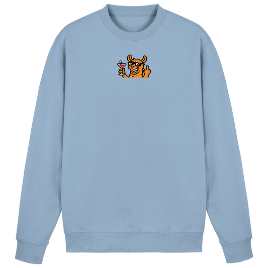 Lama mit Mittelfinger – Partymodus mit Attitüde - Basic Sweatshirt