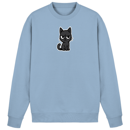 Schwarze Katze im Schatten – Personal wird beobachtet - Basic Sweatshirt