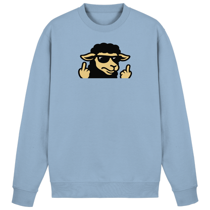 Schwarzes Schaf mit Mittelfinger – Schluss mit Nettigkeit - Basic Sweatshirt