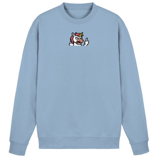 Einhorn mit Mittelfinger – Wenn die Zuckerwatte abgelaufen ist - Basic Sweatshirt