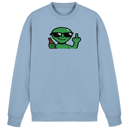 Alien mit Mittelfinger – Der Club gehört den Sternen - Basic Sweatshirt