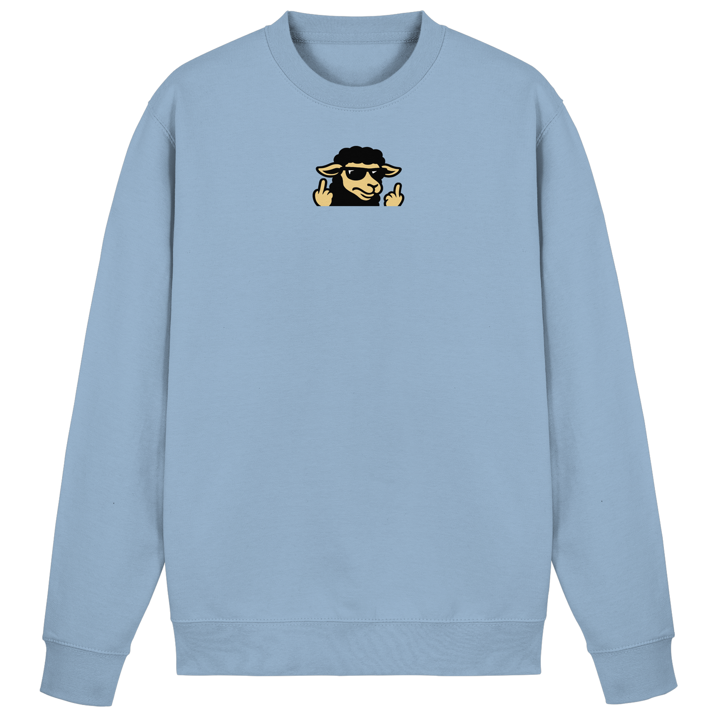 Schwarzes Schaf mit Mittelfinger – Schluss mit Nettigkeit - Basic Sweatshirt