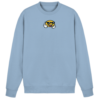 Smiley mit Mittelfinger – Der freundlichste Mittelfinger der Welt - Basic Sweatshirt