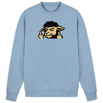 Schwarzes Schaf mit Mittelfinger – Für alle, die nicht dazugehören wollen - Basic Sweatshirt