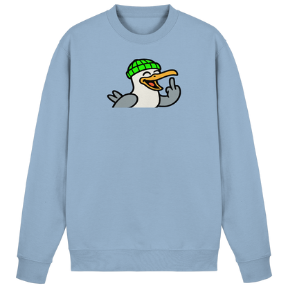 Möwe mit Mittelfinger – Wenn Höflichkeit keine Option mehr ist - Basic Sweatshirt