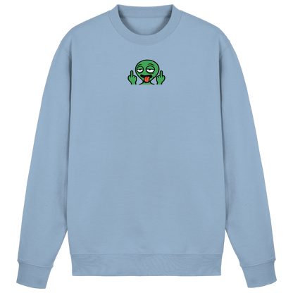 Alien mit Mittelfinger – Ich will nach Hause, aber erst flippe ich euch noch - Basic Sweatshirt
