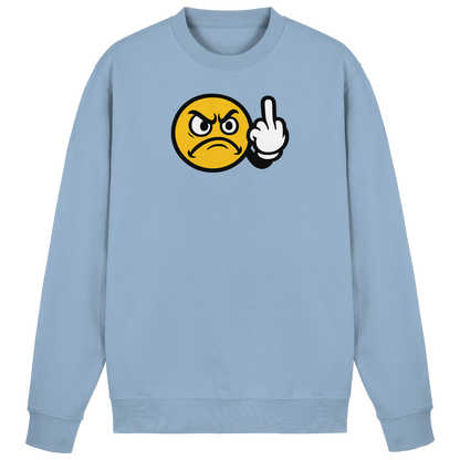 Smiley mit Mittelfinger – Dein stilles „Nope“ mit Gesicht - Basic Sweatshirt