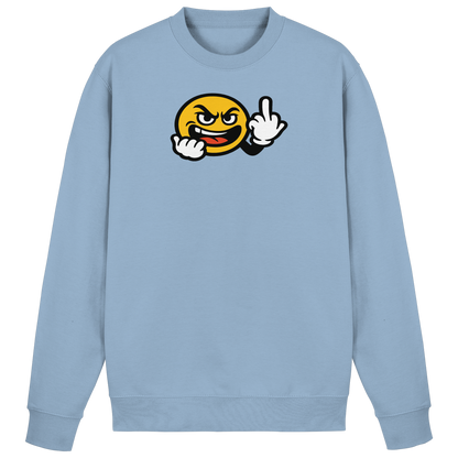 Smiley mit Mittelfinger – Gute Laune. Schlechte Laune. Klar geregelt. - Basic Sweatshirt