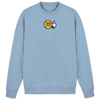 Smiley mit Mittelfinger – Dein stilles „Nope“ mit Gesicht - Basic Sweatshirt