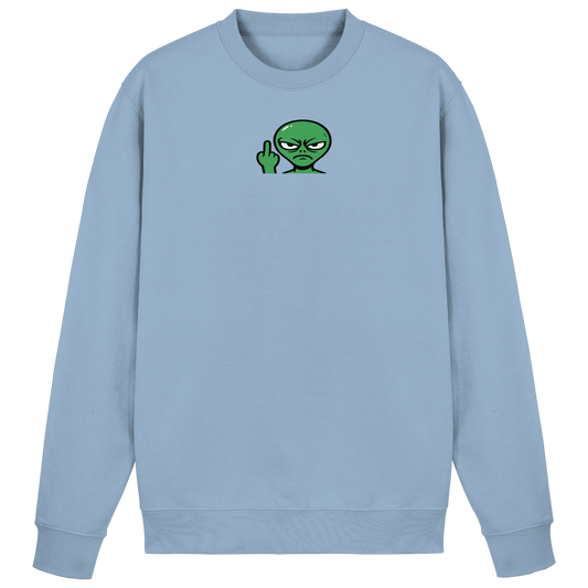 Alien mit Mittelfinger – Erdleben ist kein Ponyhof - Basic Sweatshirt
