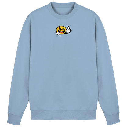 Smiley mit Mittelfinger – Gute Laune. Schlechte Laune. Klar geregelt - Basic Sweatshirt