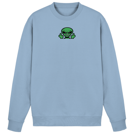 Alien mit Mittelfinger – Kontakt abgebrochen - Basic Sweatshirt