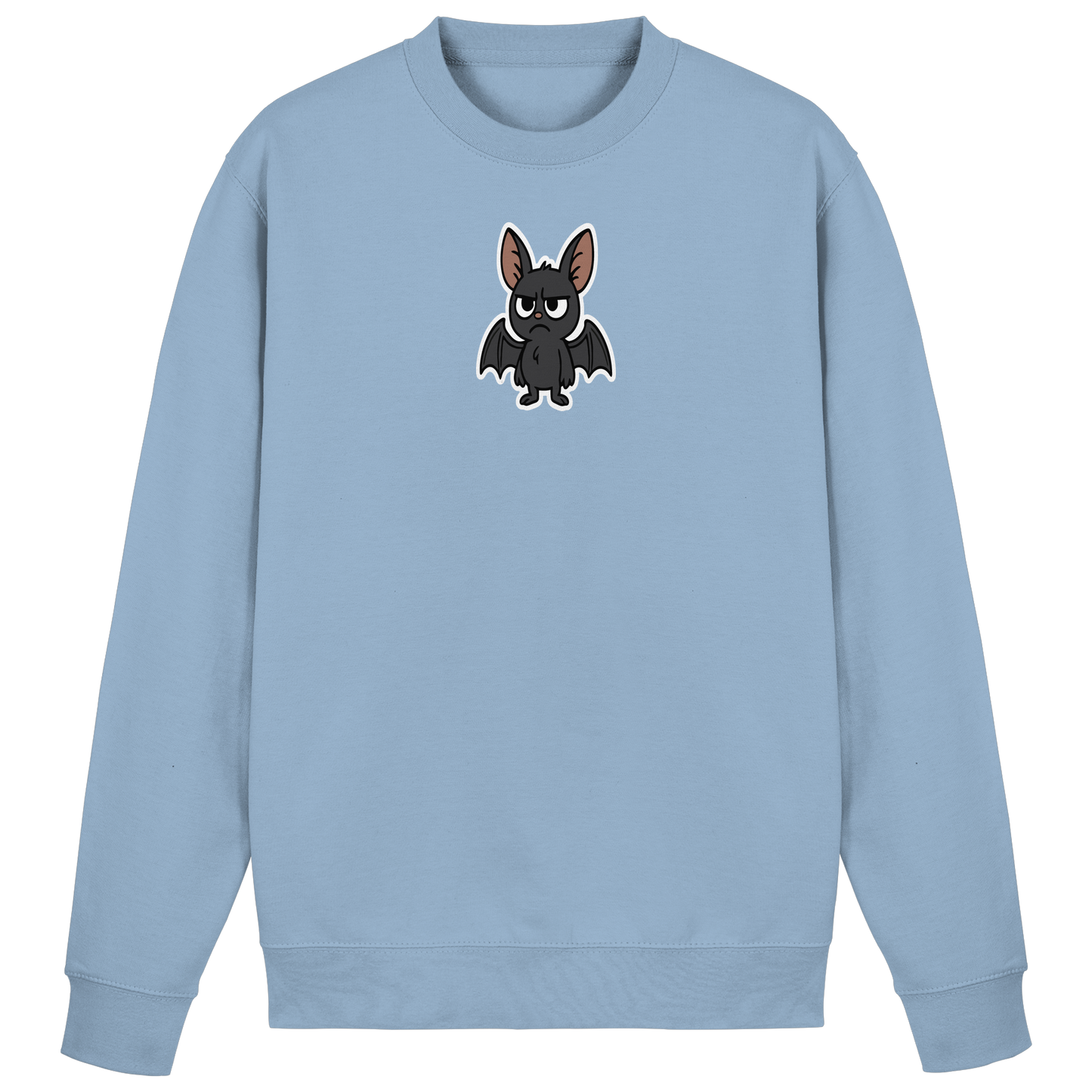 Fledermaus mit Augenrollen – Sozial, aber selektiv - Basic Sweatshirt