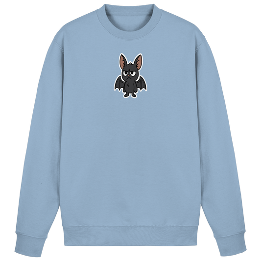 Fledermaus mit Augenrollen – Sozial, aber selektiv - Basic Sweatshirt