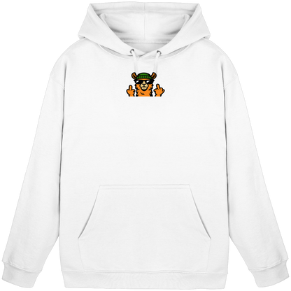 Lama mit Mittelfinger – Dein freches Statement gegen nervige Fragen und blöde Menschen - Basic Unisex Hoodie