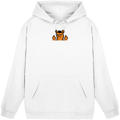 Lama mit Mittelfinger – Dein Mode-Statement gegen soziale Überforderung - Basic Unisex Hoodie