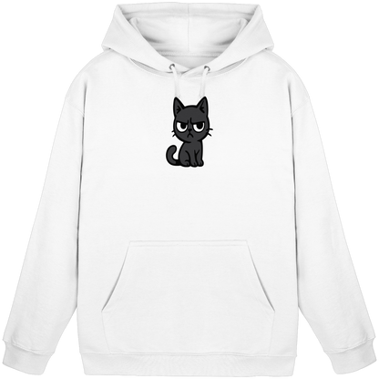 Schwarze Katze im Schatten – Personal wird beobachtet - Basic Unisex Hoodie