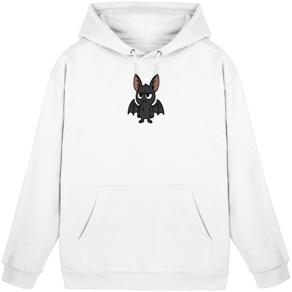 Fledermaus mit Augenrollen – Sozial, aber selektiv - Basic Unisex Hoodie
