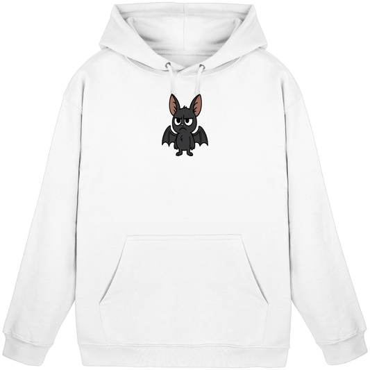 Fledermaus mit Augenrollen – Sozial, aber selektiv - Basic Unisex Hoodie
