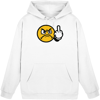 Smiley mit Mittelfinger – Dein stilles „Nope“ mit Gesicht - Basic Unisex Hoodie