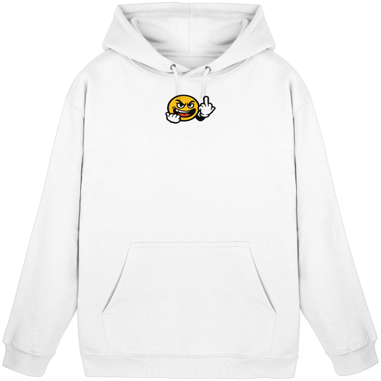 Smiley mit Mittelfinger – Gute Laune. Schlechte Laune. Klar geregelt - Basic Unisex Hoodie