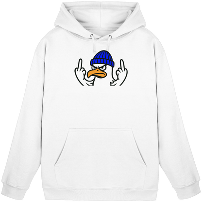 Möwe mit Mittelfinger – Vogel zeigen, Stil behalten  - Basic Unisex Hoodie
