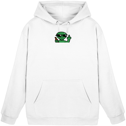 Alien mit Mittelfinger – Der Club gehört den Sternen - Basic Unisex Hoodie