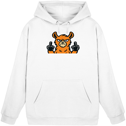 Lama mit Mittelfinger – Das Modeaccessoire für klare Kante und Ruhe - Basic Unisex Hoodie