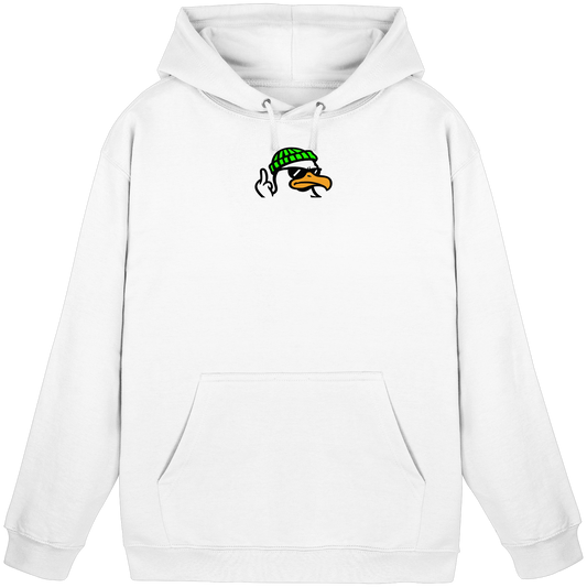 Möwe mit Mittelfinger – Klarstellung in Federform - Basic Unisex Hoodie