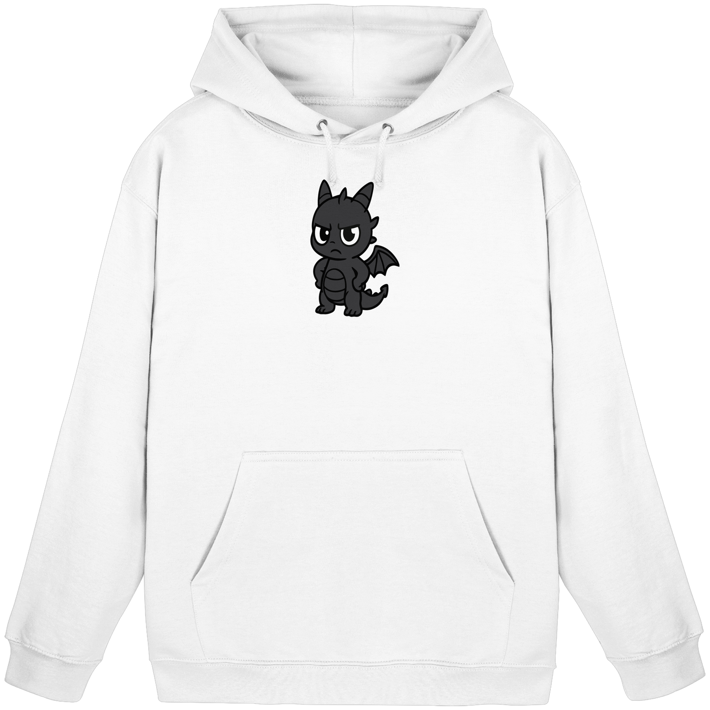 Babydrache mit schiefem Blick – Mini, aber meinungsstark - Basic Unisex Hoodie