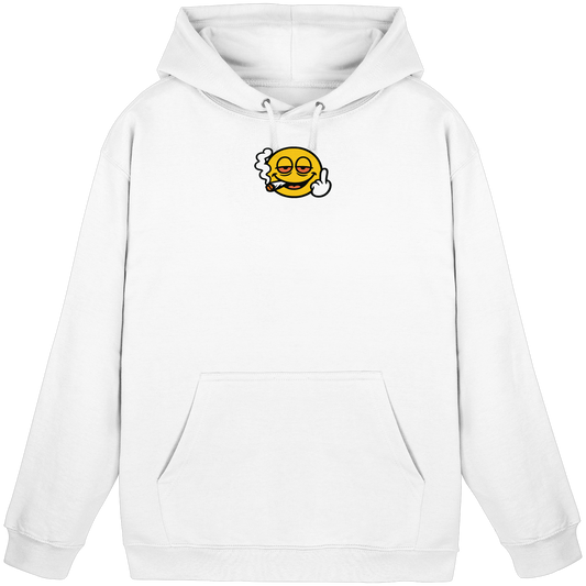 Smiley mit Mittelfinger – Wie ein Joint, nur zum Anziehen - Basic Unisex Hoodie