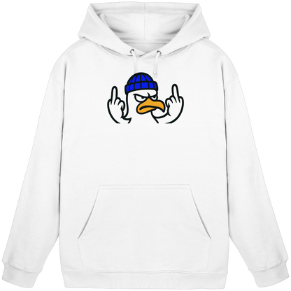 Möwe mit Mittelfinger – Kein Bock, keine Diskussionen - Basic Unisex Hoodie