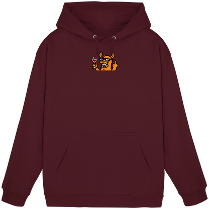 Lama mit Mittelfinger – Partymodus mit Attitüde - Basic Unisex Hoodie