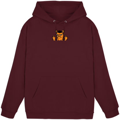 Lama mit Mittelfinger – Dein Mode-Statement gegen soziale Überforderung - Basic Unisex Hoodie