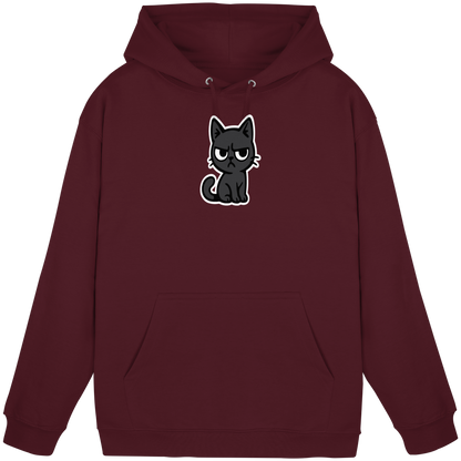 Schwarze Katze im Schatten – Personal wird beobachtet - Basic Unisex Hoodie