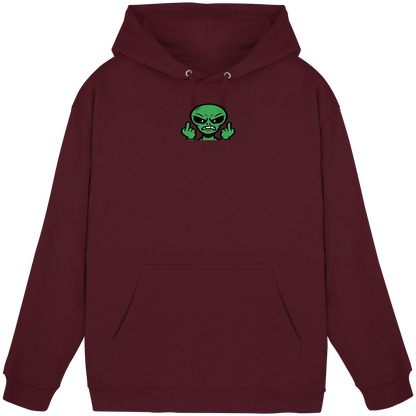 Alien mit Mittelfinger – Kontakt abgebrochen - Basic Unisex Hoodie
