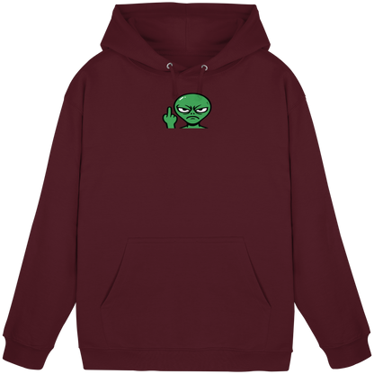 Alien mit Mittelfinger – Erdleben ist kein Ponyhof - Basic Unisex Hoodie