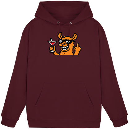 Lama mit Mittelfinger – Partymodus mit Attitüde  - Basic Unisex Hoodie